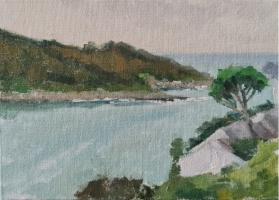 'Estuary Light' Oil on canvas board, 13cm x 18cm. Available from the Mayne Gallery - see link on home page
