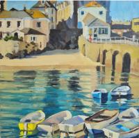 'St Ives Sun', Oil on board, 20cm x 20cm