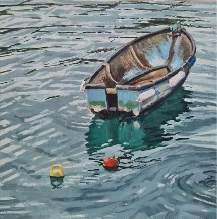 'The Runabout', Oil on board, 20cm x 20cm