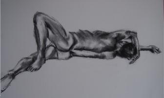 'HH1 31 10 2014' Charcoal 28 x 38