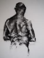 'HH 06 10 2014' Charcoal 28 x 38